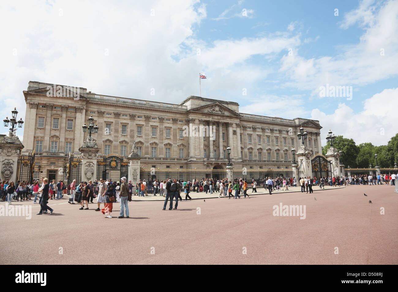 Der Buckingham Palace in London, England Stockfoto