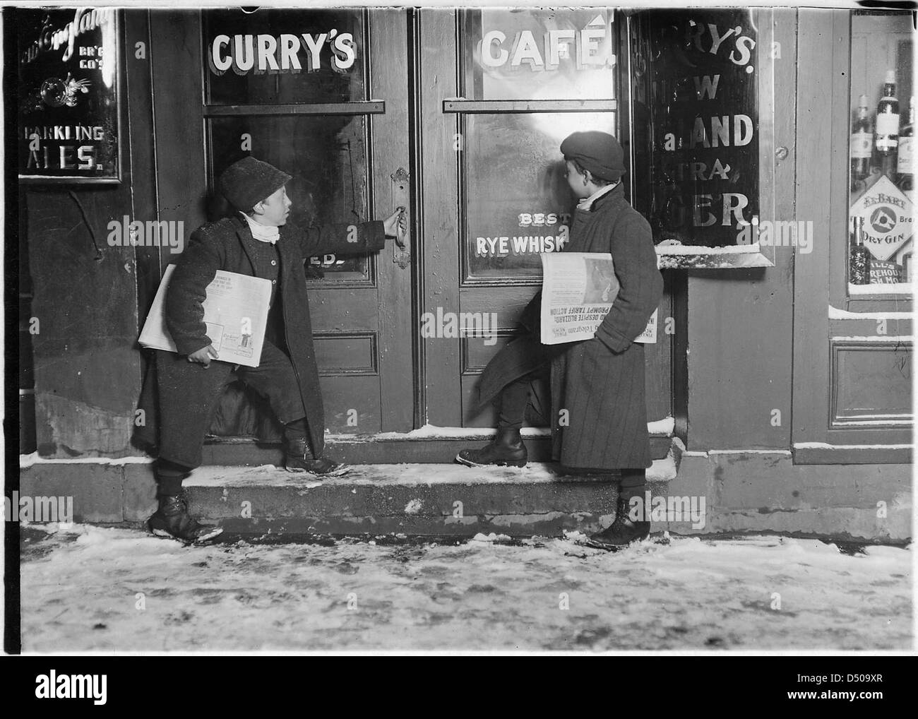 "Betrunkene sind mir die besten Kunden. Ich verkaufe mores mich Bruder tut. Dey kaufen mir so ich Kin nach Hause gehen "März 1909 Stockfoto