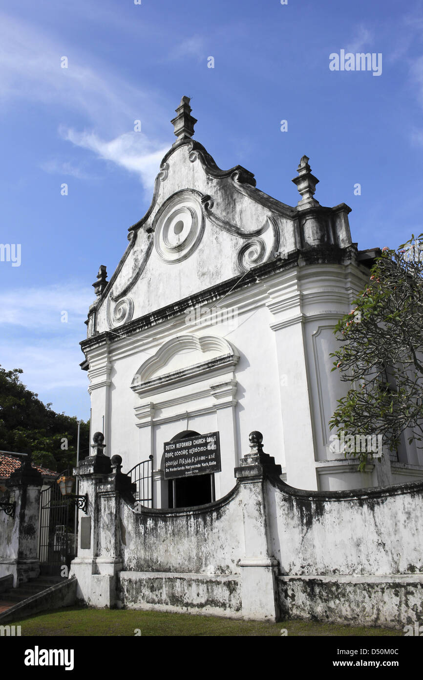 Niederländisch-Reformierte Kirche, Galle, Sri Lanka Stockfoto