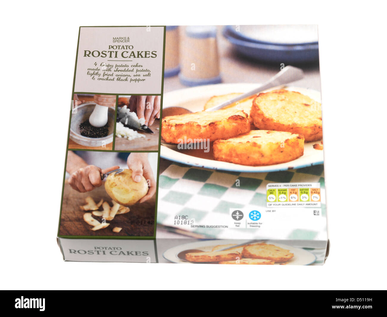 Rösti Kartoffelpuffer Stockfoto