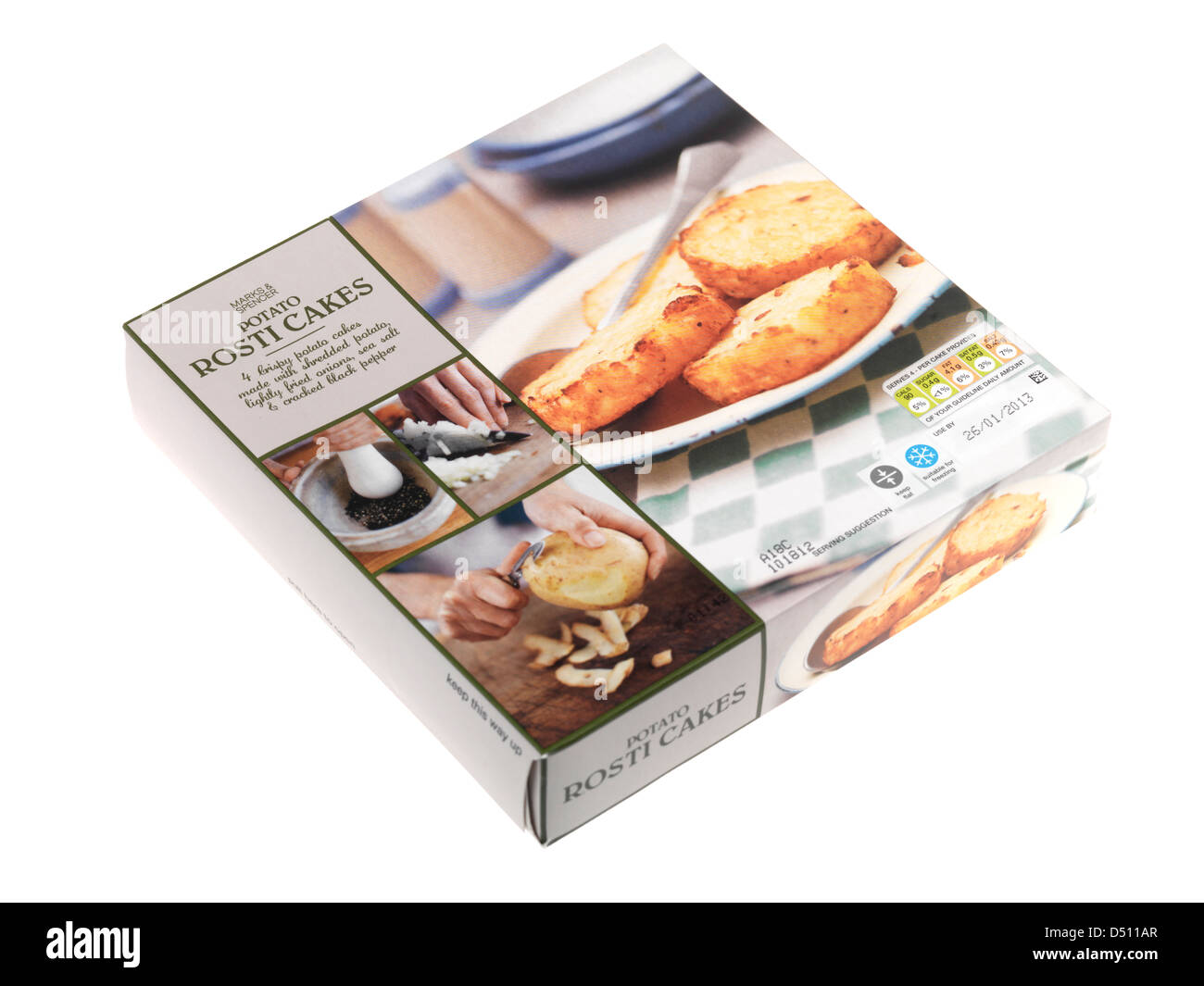 Rösti Kartoffelpuffer Stockfoto