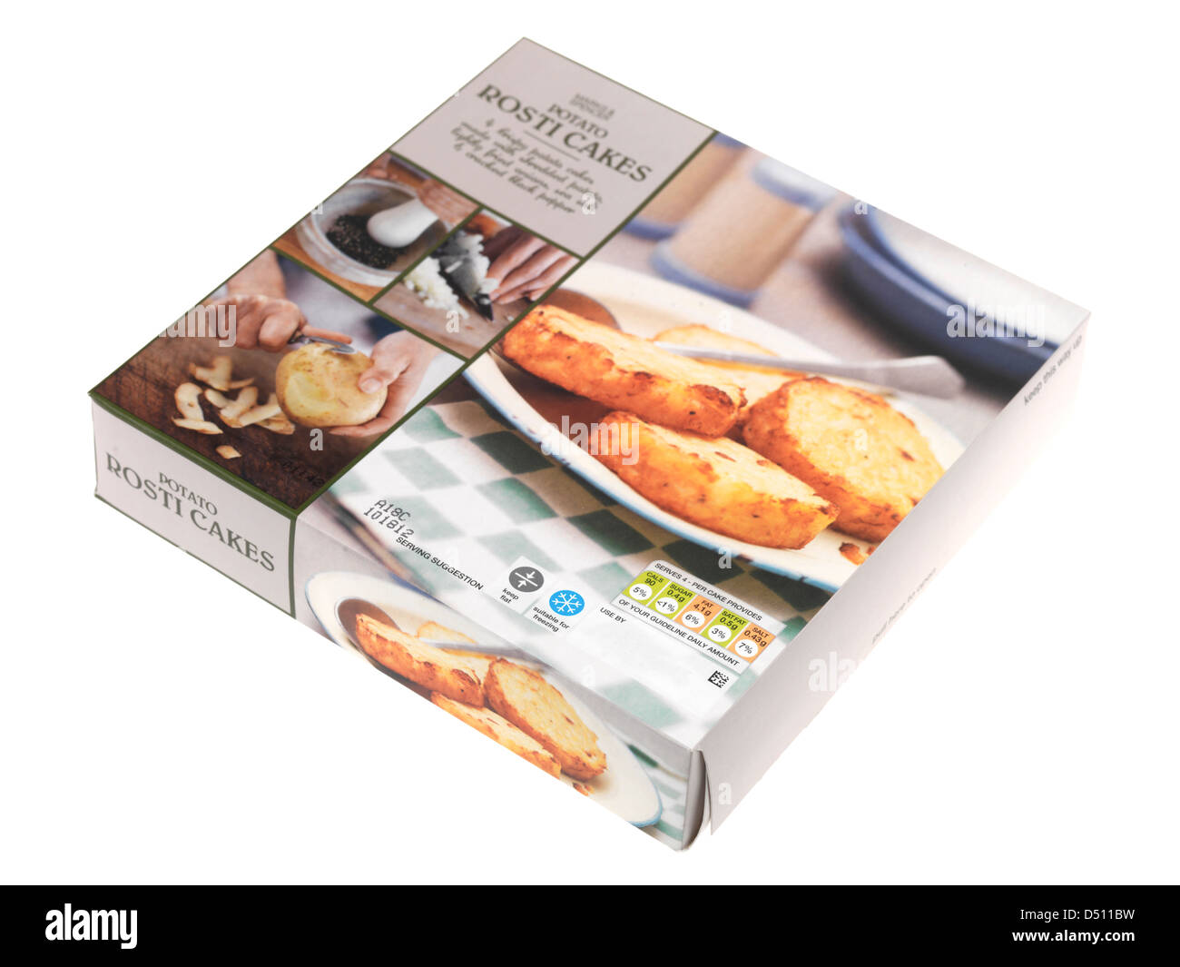 Rösti Kartoffelpuffer Stockfoto