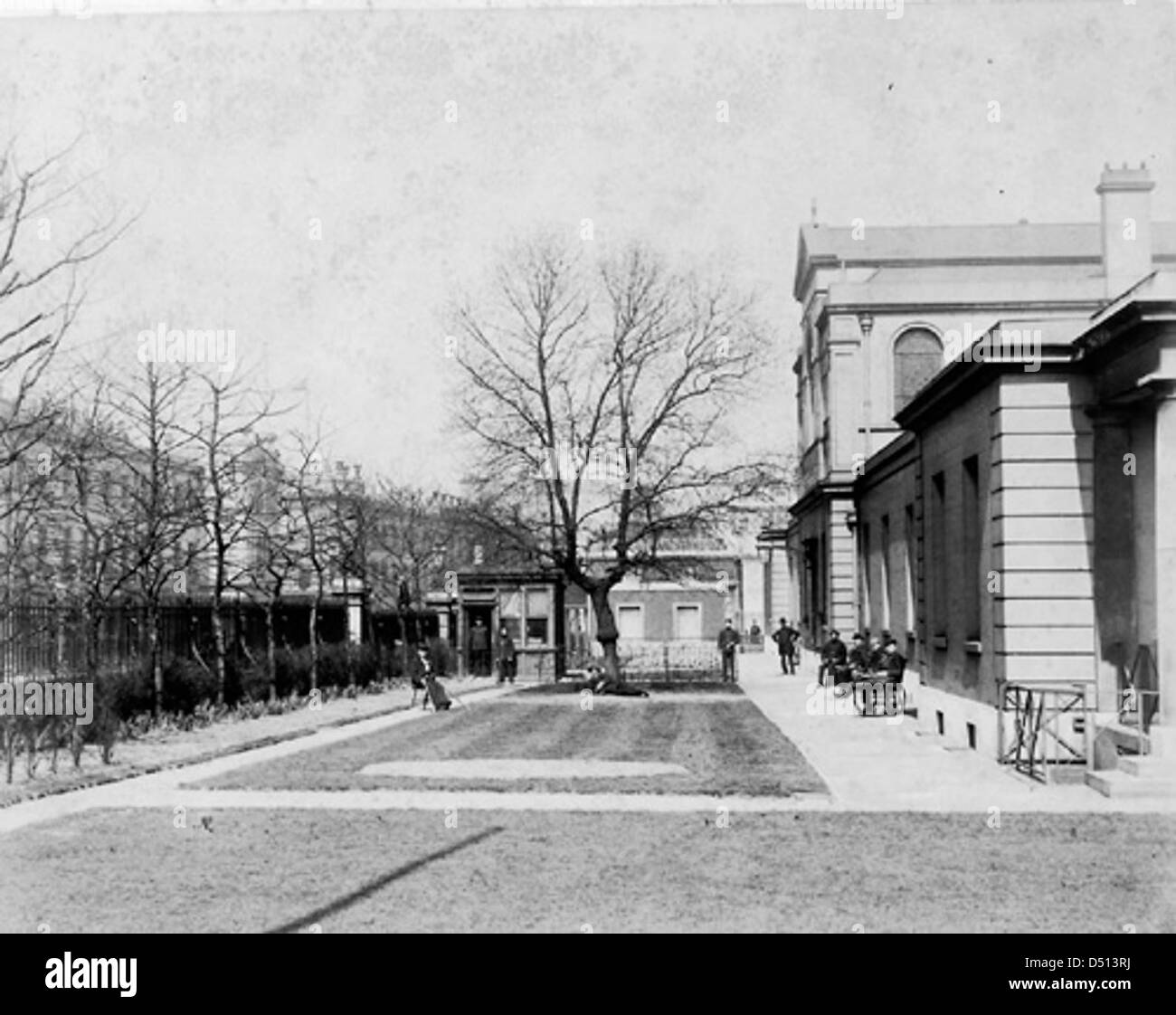 Das Dreadnought Seaman's Hospital in Greenwich, London, wurde gegründet, um Seeleute medizinisch zu versorgen und im 19. Und frühen 20. Jahrhundert einen wichtigen Teil der maritimen Gesundheitsdienste anzubieten. Stockfoto