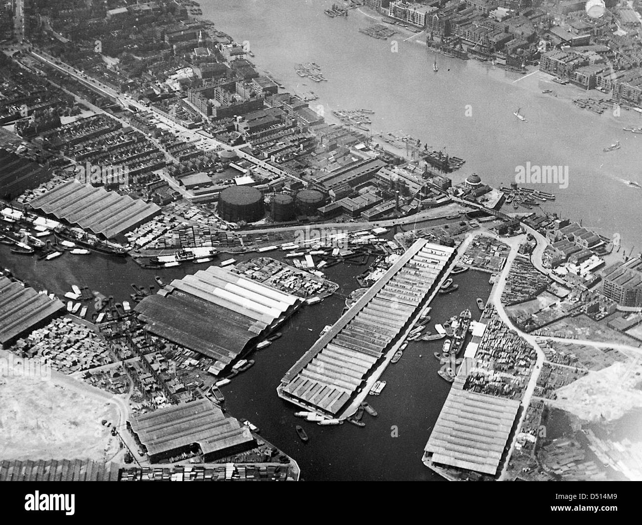 Surrey kommerziellen Docks Stockfoto
