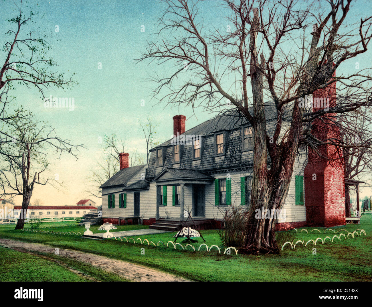 Haus von Cornwallis Kapitulation, Yorktown, Virginia, USA, ca. 1902 Stockfoto