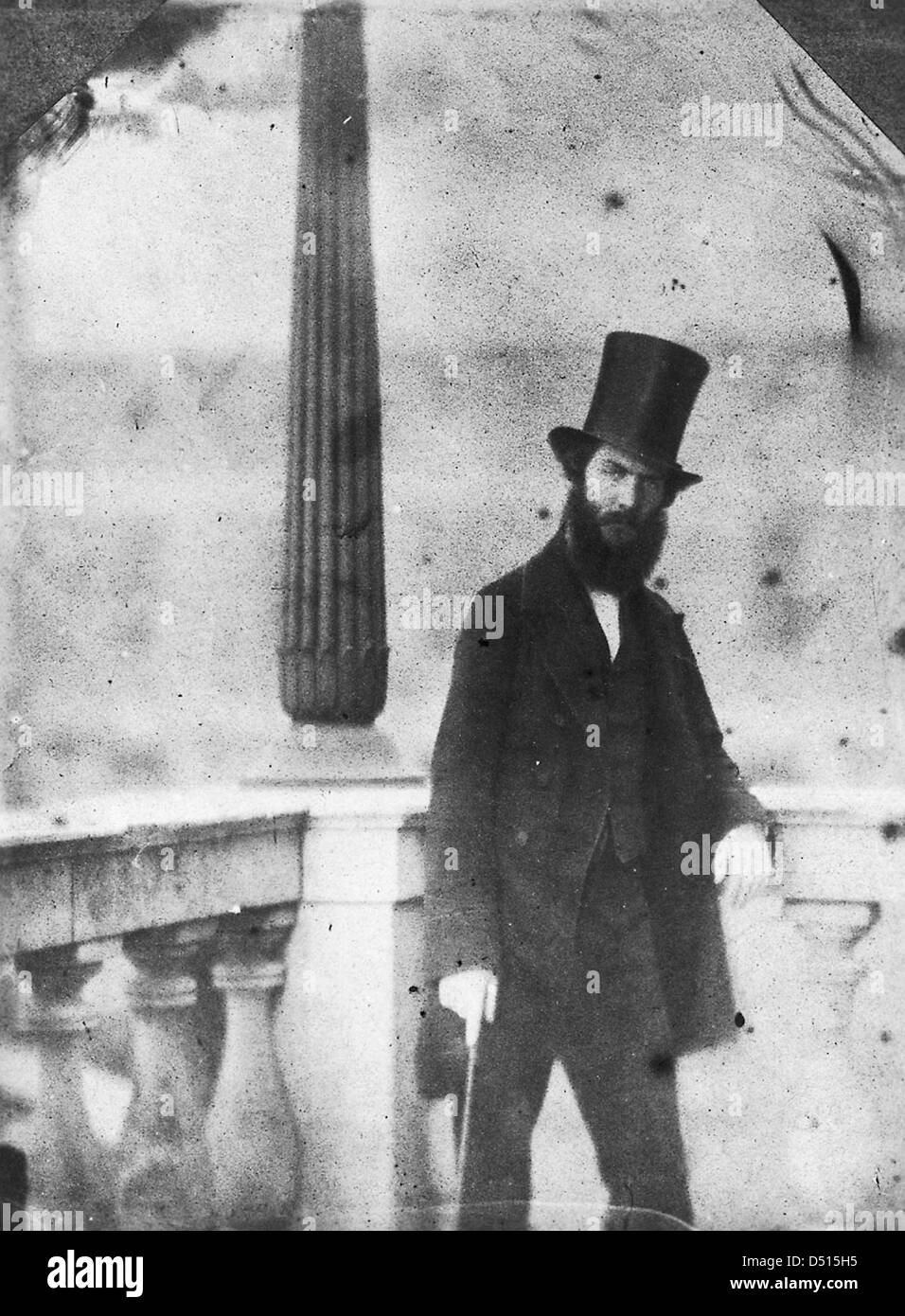 Ein Foto eines unbekannten Mitarbeiters der Royal Hospital School, aufgenommen im National Maritime Museum. Das Bild repräsentiert das historische Personal, das in Großbritannien an der aus- und Fortbildung im Seeverkehr beteiligt war. Stockfoto