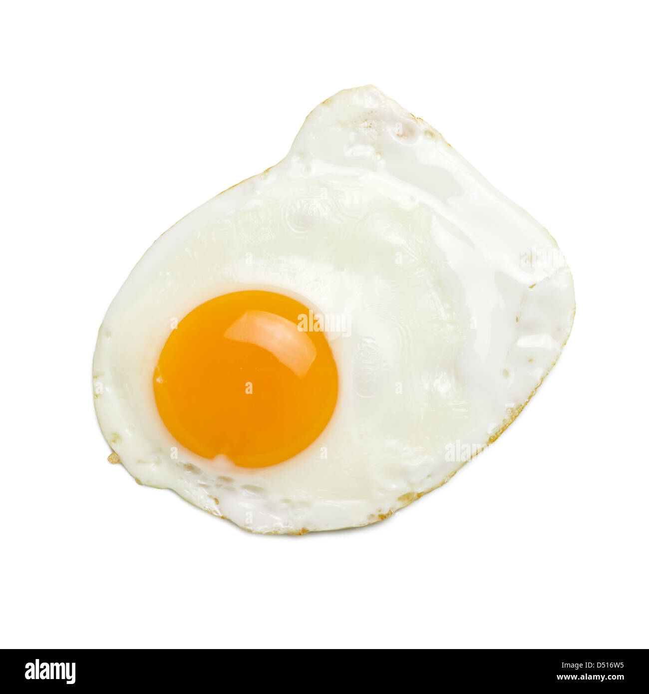 Ei auf dem weißen Hintergrund isoliert Stockfoto