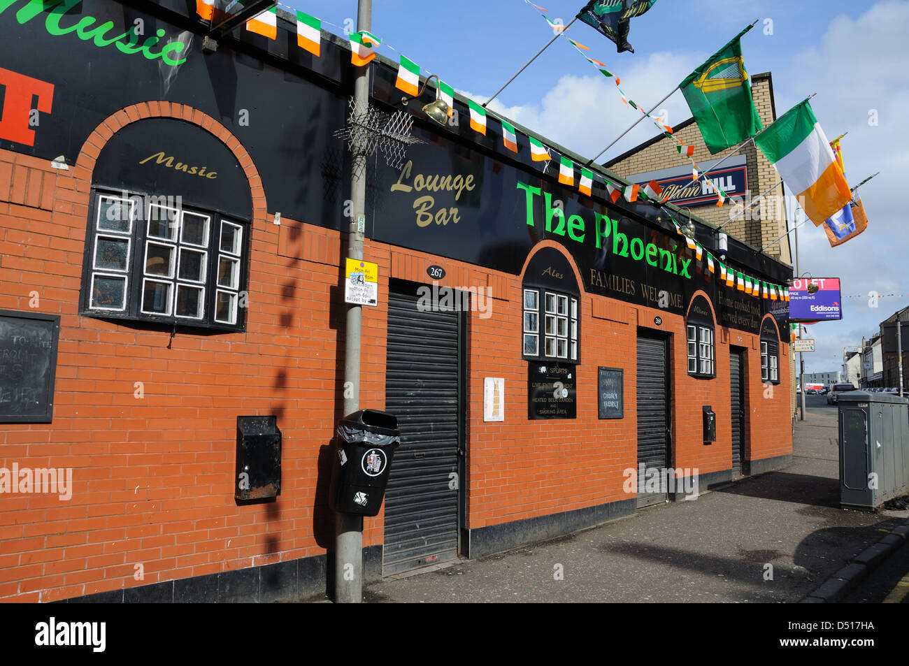 Die Phoenix irische Bar in Glasgow Stockfoto