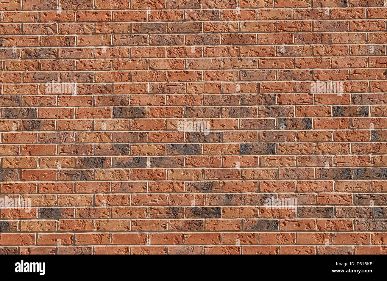 Zusammenfassung Hintergrund des roten Backsteinmauer. Stockfoto