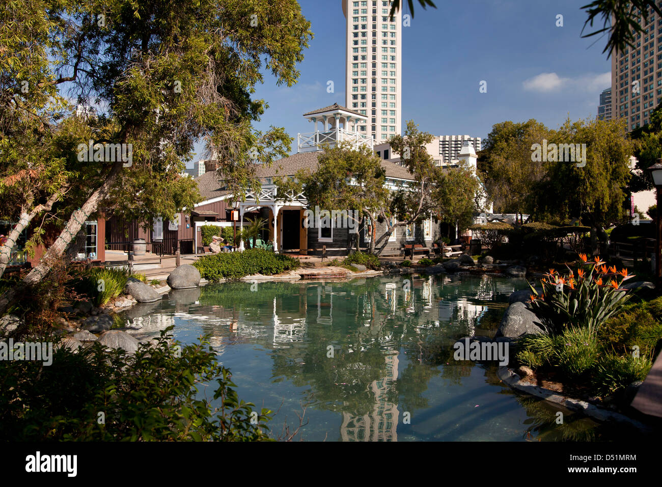 Seaport Village Einkaufszentrum San Diego, Kalifornien, Vereinigte Staaten von Amerika, USA Stockfoto
