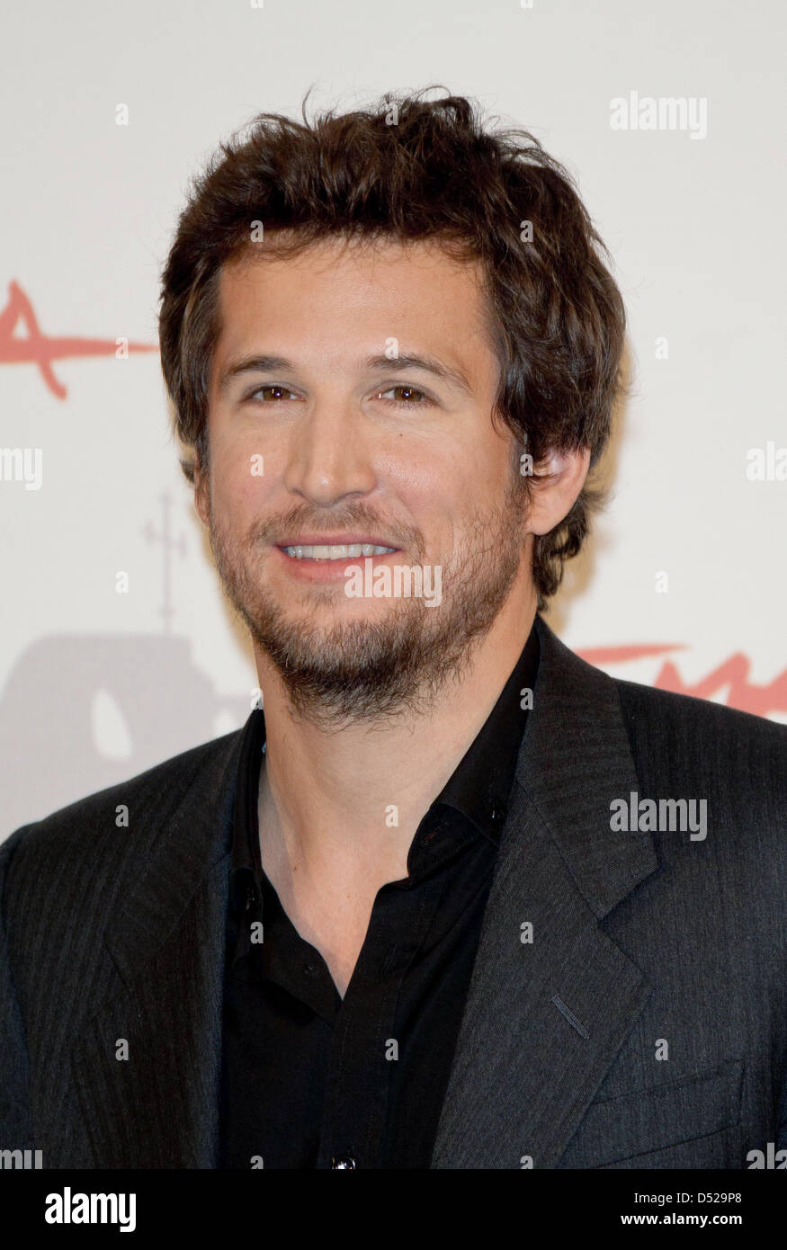 Französischen Schauspieler Guillaume Canet stellt während der Fototermin des Films "Letzte Nacht" auf dem 5. internationalen Rom Film Festival in Rom, Italien, 28. Oktober 2010. Der Film wird während den offiziellen Wettbewerb des Festivals präsentiert, die vom 28 Oktober bis 5. November 2010 läuft. Foto: Hubert Boesl Stockfoto