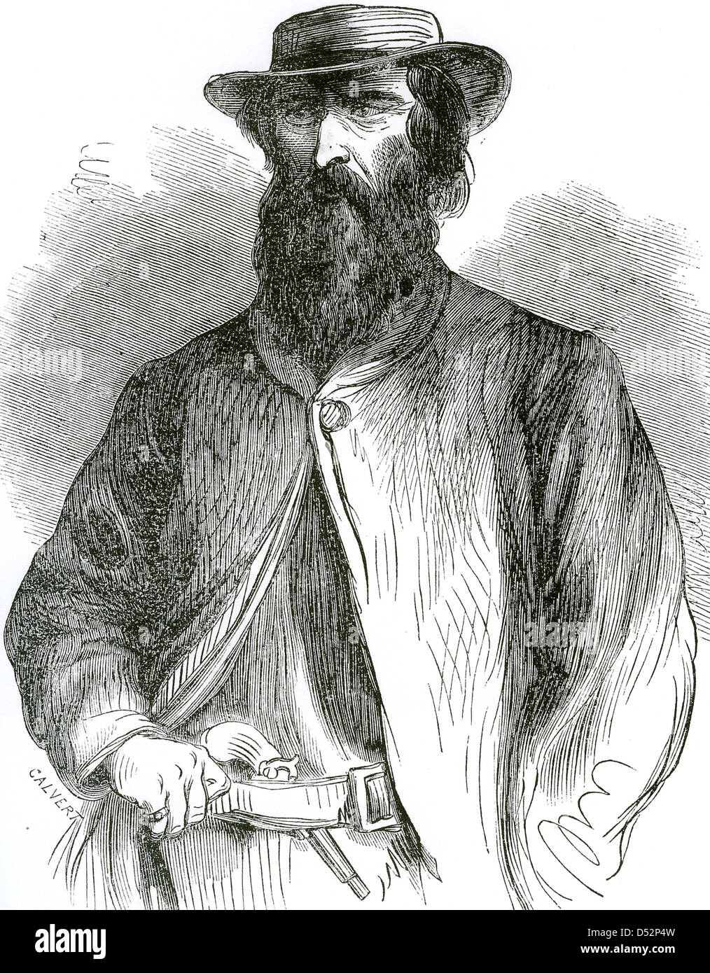 Australische Bushranger MAD DAN MORGAN (1830 – 1865) Stockfoto