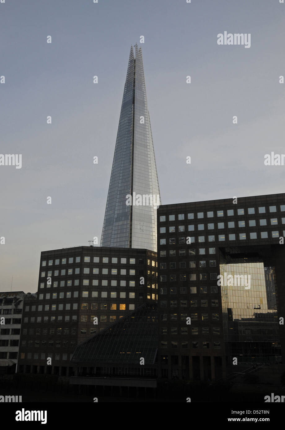 Die Scherbe betrachtet aus London Bridge London England Stockfoto