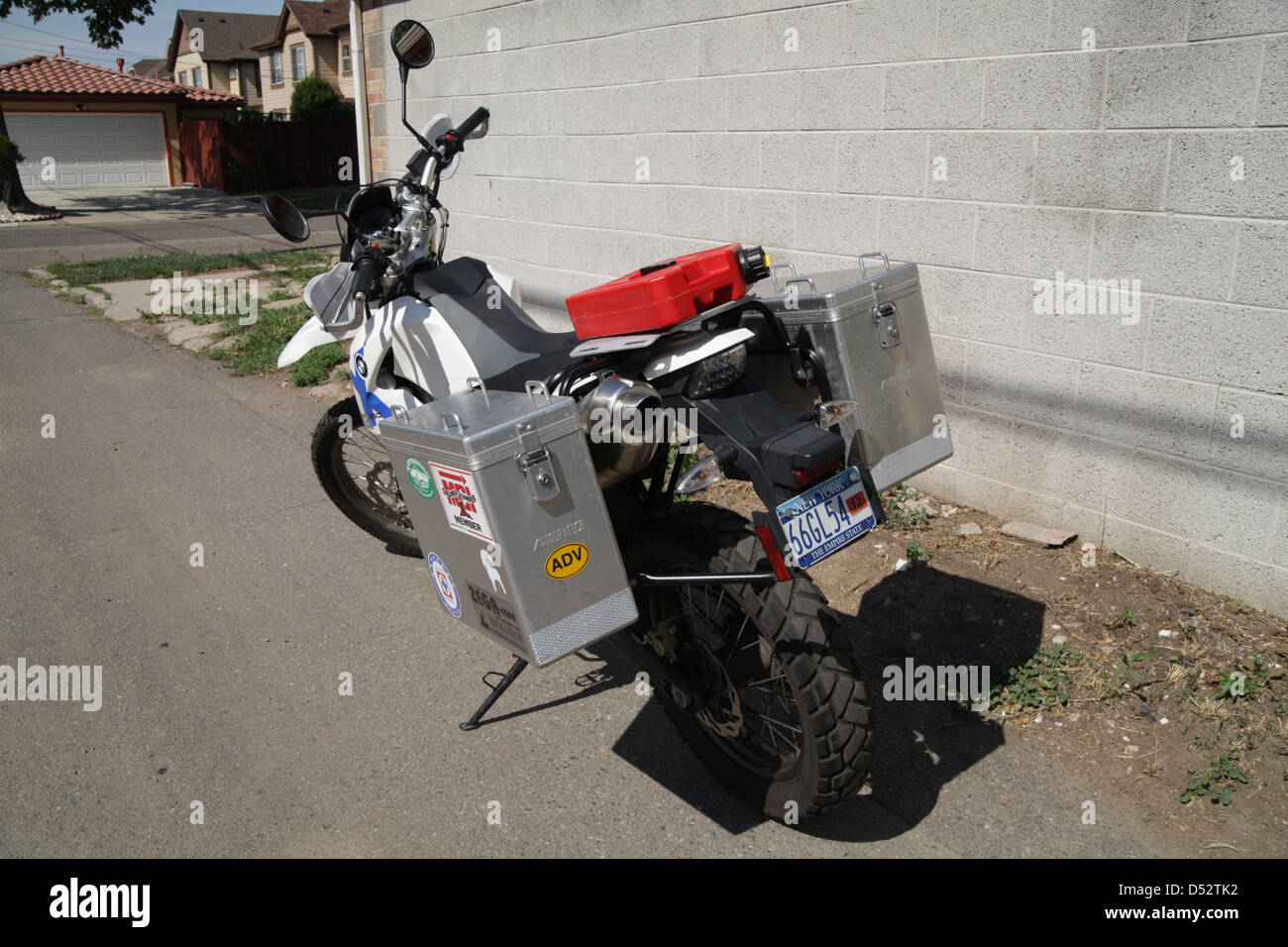 BMW Dirtbike Stockfoto