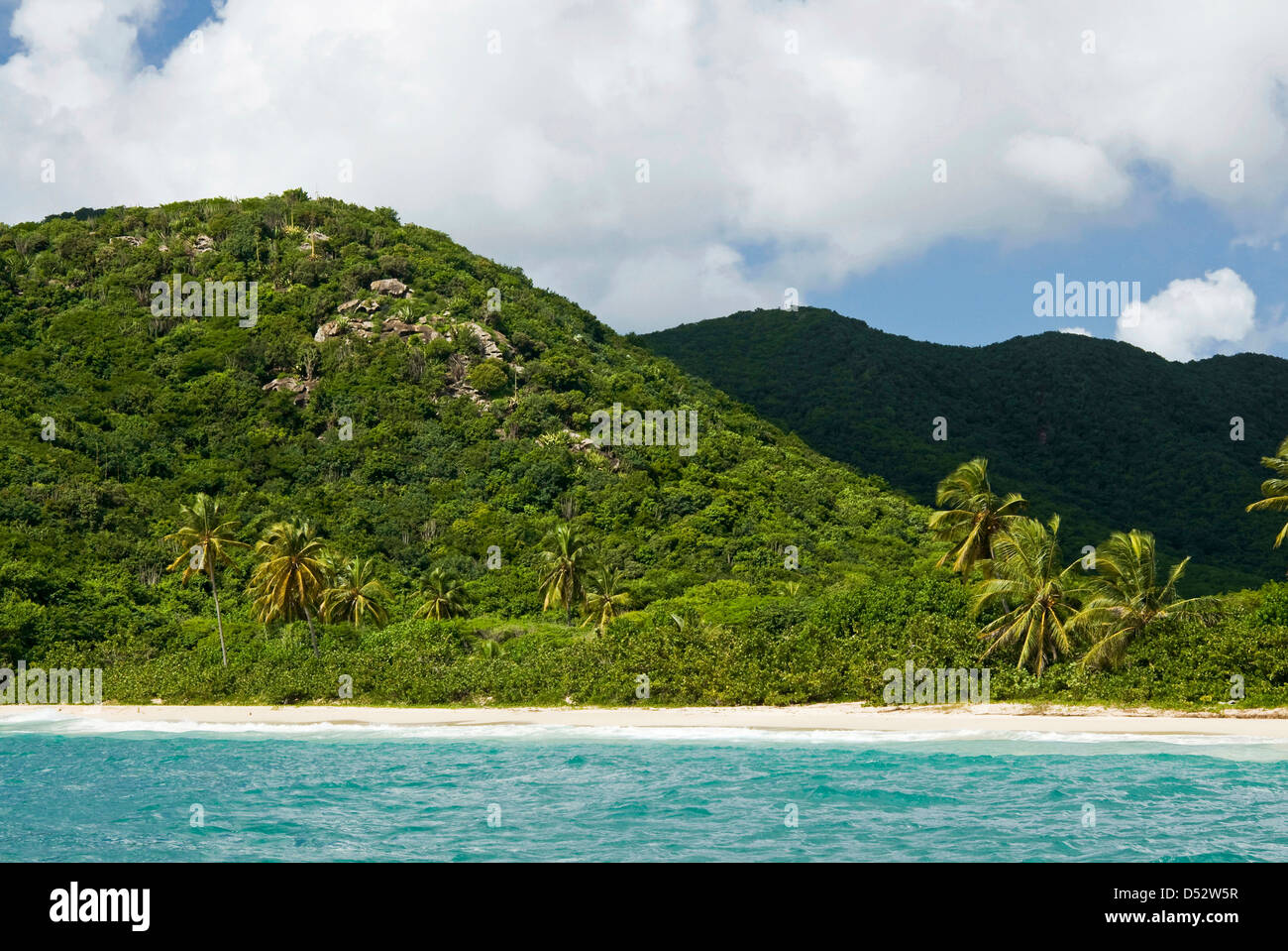 Tabak-Strand, Süd-Ost-Küste, Antigua, West Indies, Karibik, Mittelamerika Stockfoto