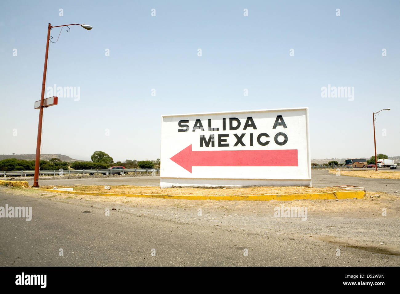 San Miguel de Allende, Mexiko, Ausfahrt nach Mexiko Stockfoto