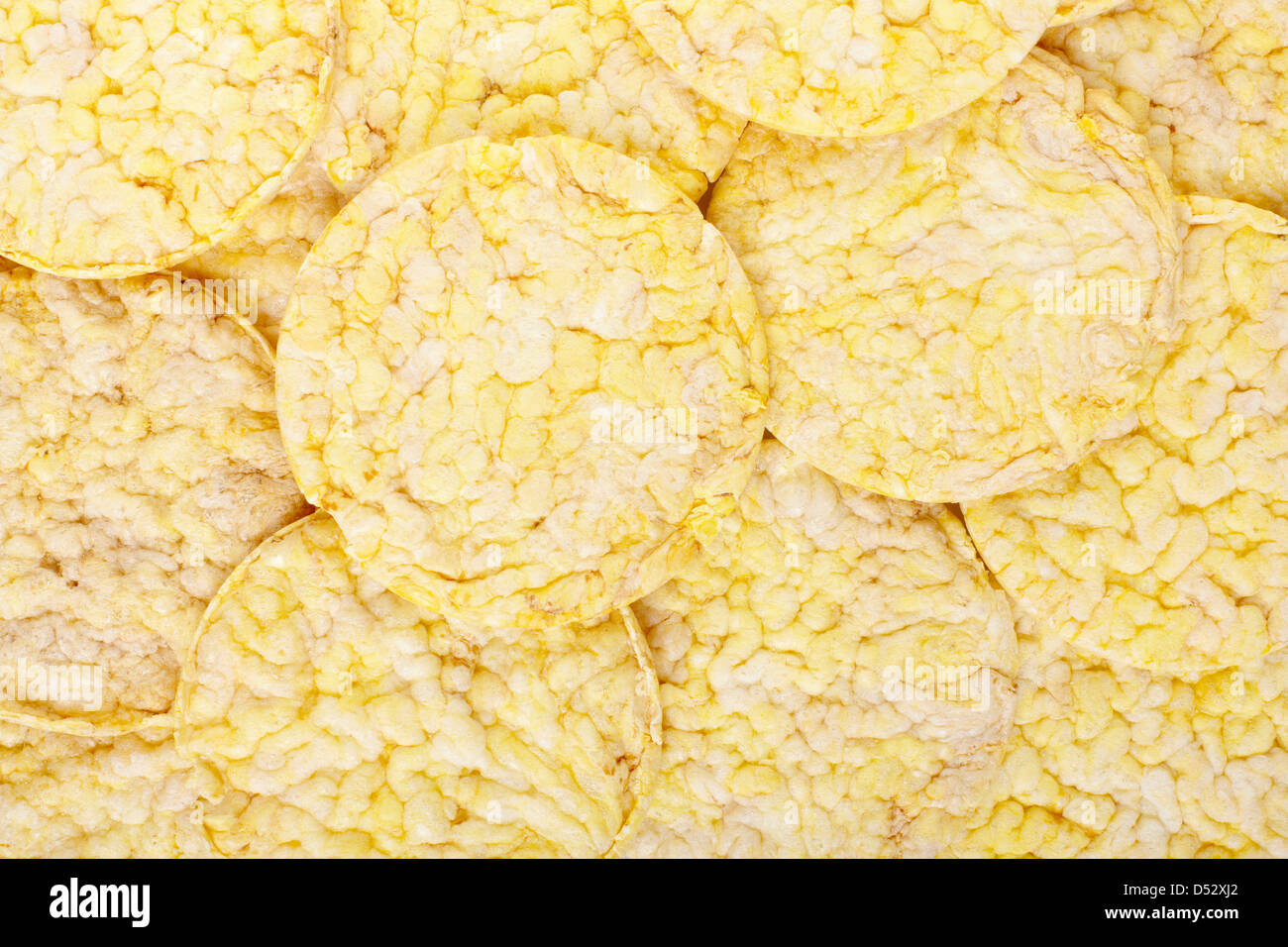 Corn-Cracker Textur-Hintergrund Stockfoto