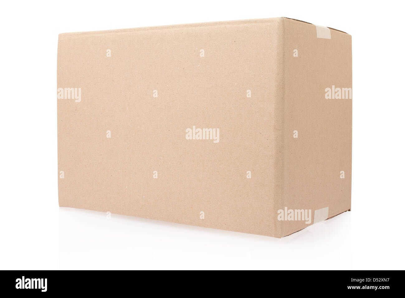 Karton-box Stockfoto