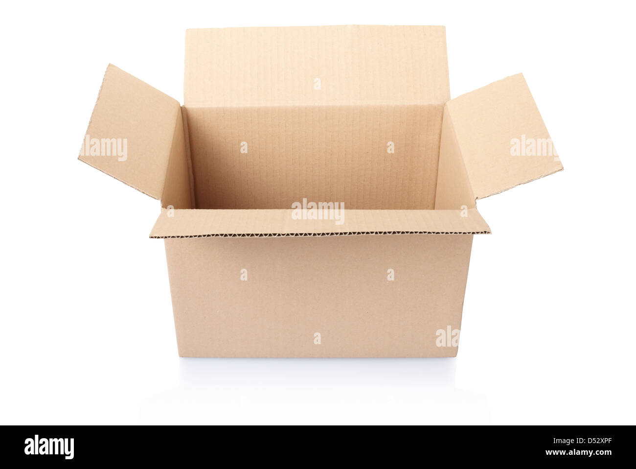 Karton-box Stockfoto
