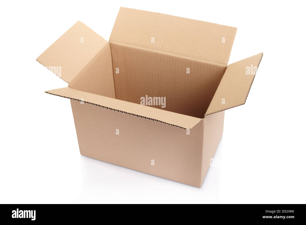 Karton-box Stockfoto