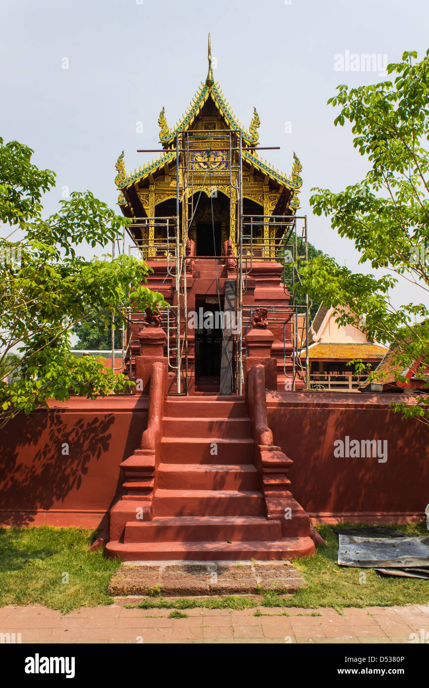 Thai Tempelbau Stockfoto