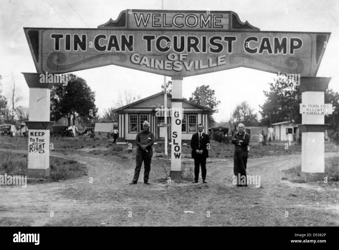 Tin Can Touristen Camp: Gainesville, Florida Stockfoto