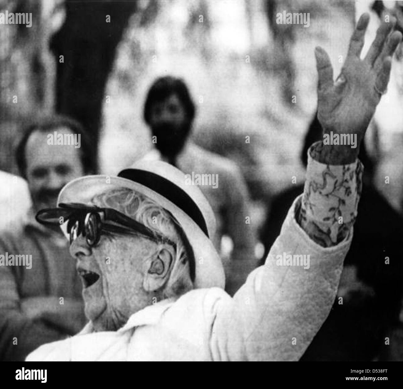 Marjory Stoneman Douglas, Autorin von „The River of Grass“, wird in den 1980er Jahren gefangen genommen und spiegelt ihr lebenslanges Engagement für Naturschutz, Frauenrechte und Umweltaktivismus wider. Sie erhielt die Presidential Medal of Honor. Stockfoto