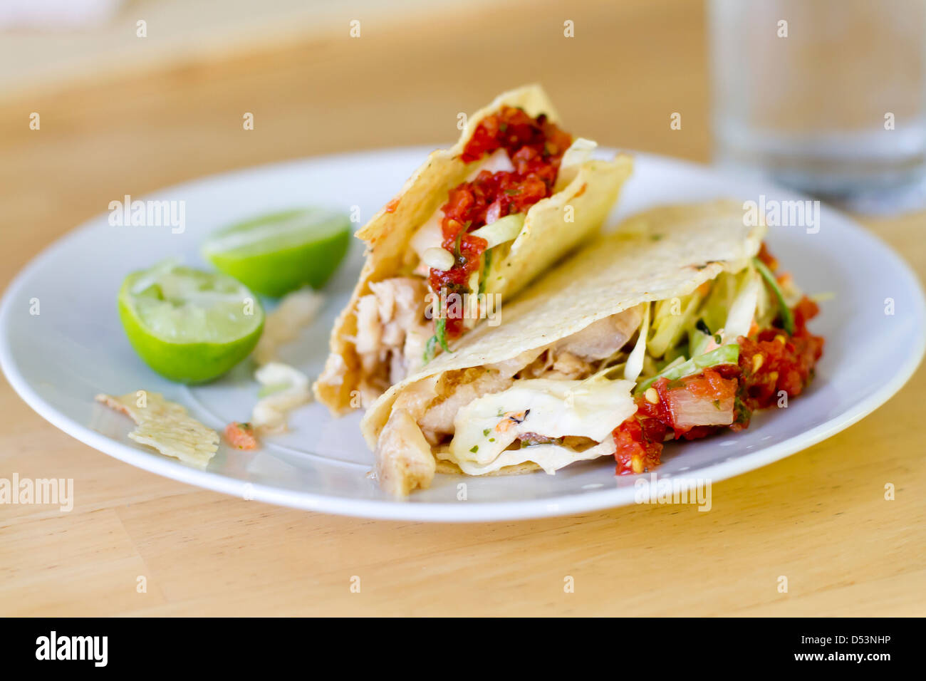 Fischtacos Stockfoto