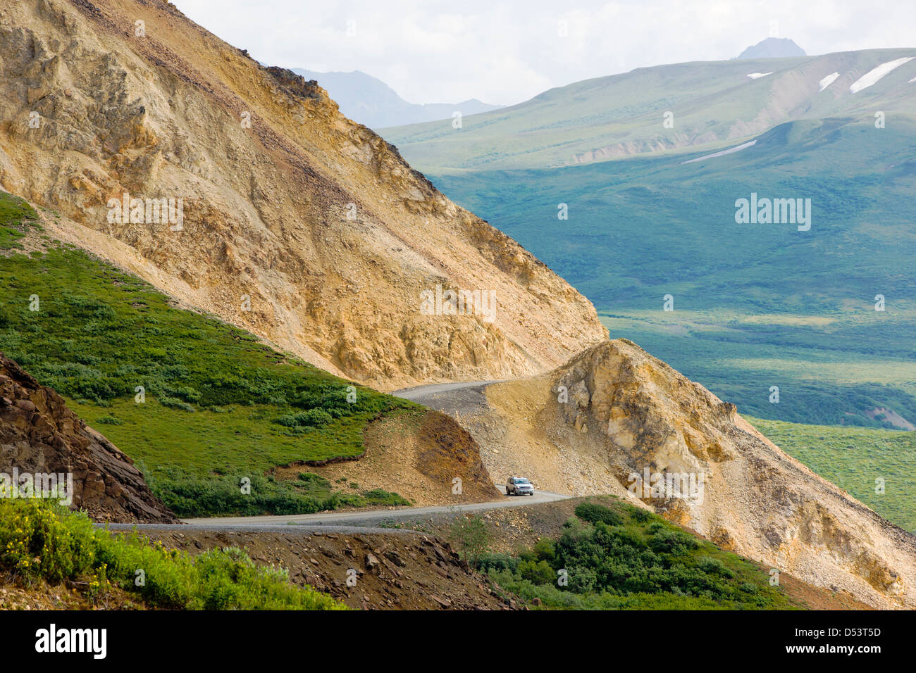 Polychrome Pass, Denali Park Road, Denali National Park, Alaska, USA Stockfoto