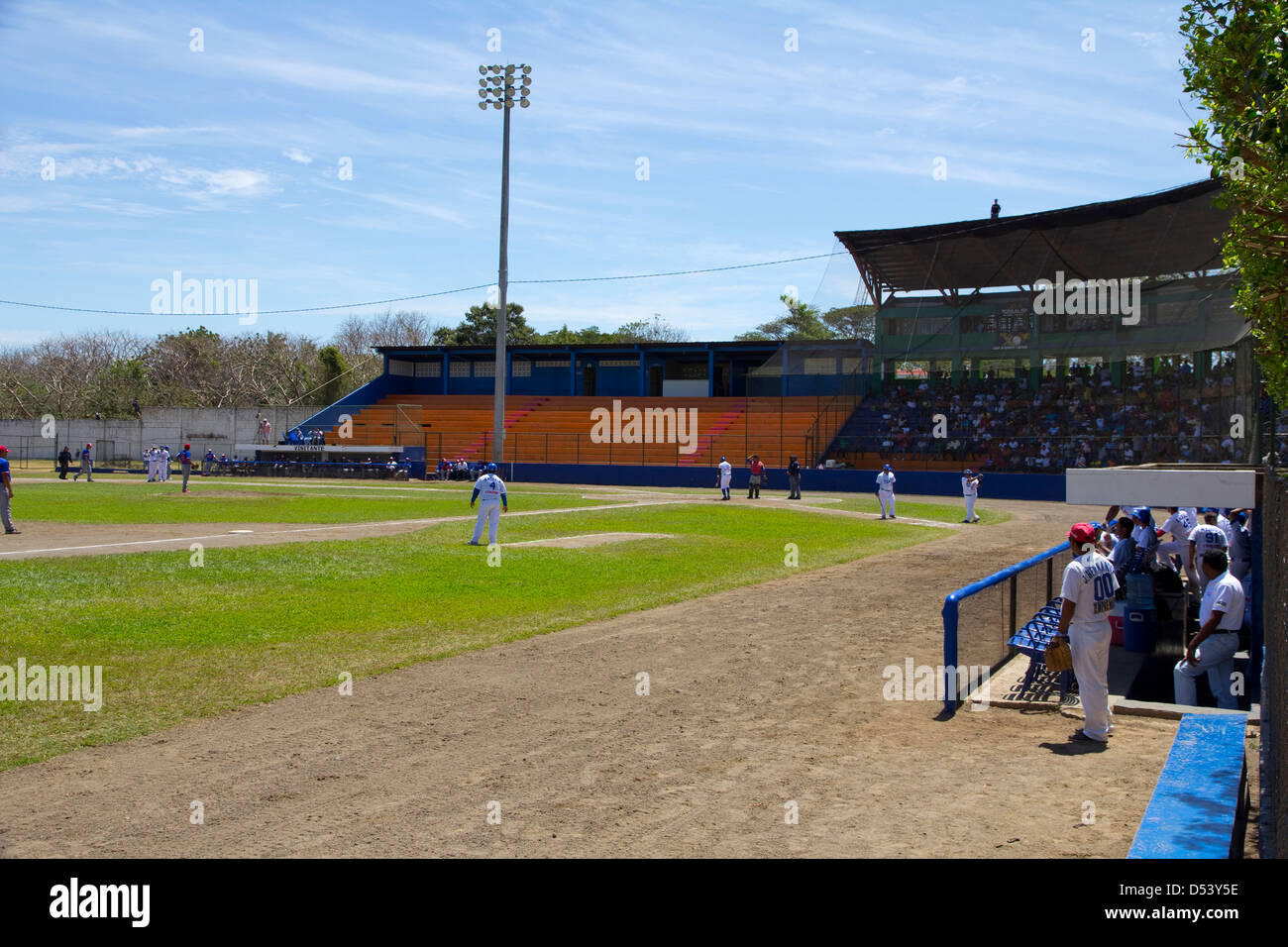 Baseball-Spiel, Rivas, Nicaragua Stockfoto