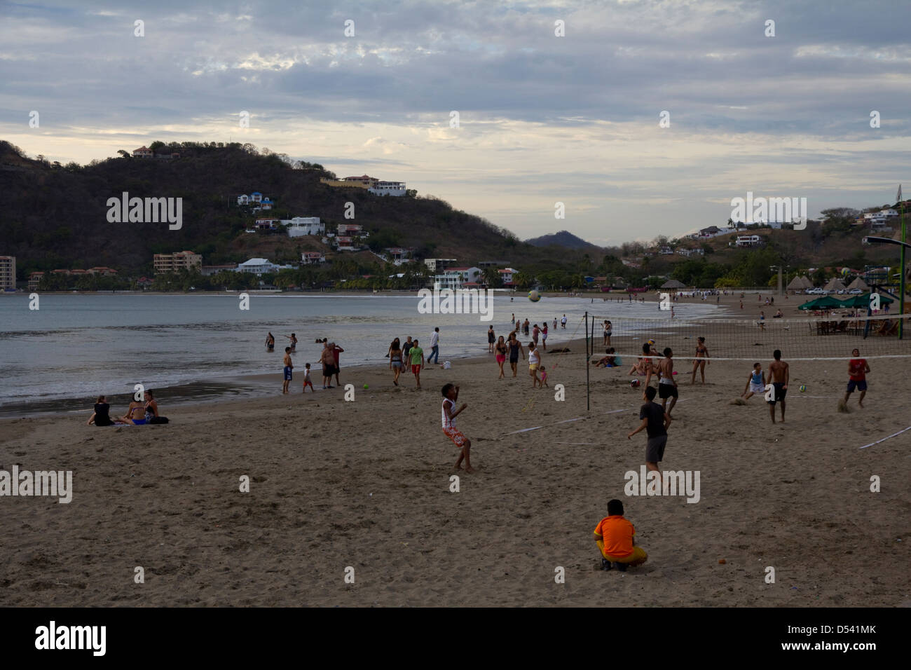 Strand-Aktivität, San Juan del Sur, Nicaragua Stockfoto