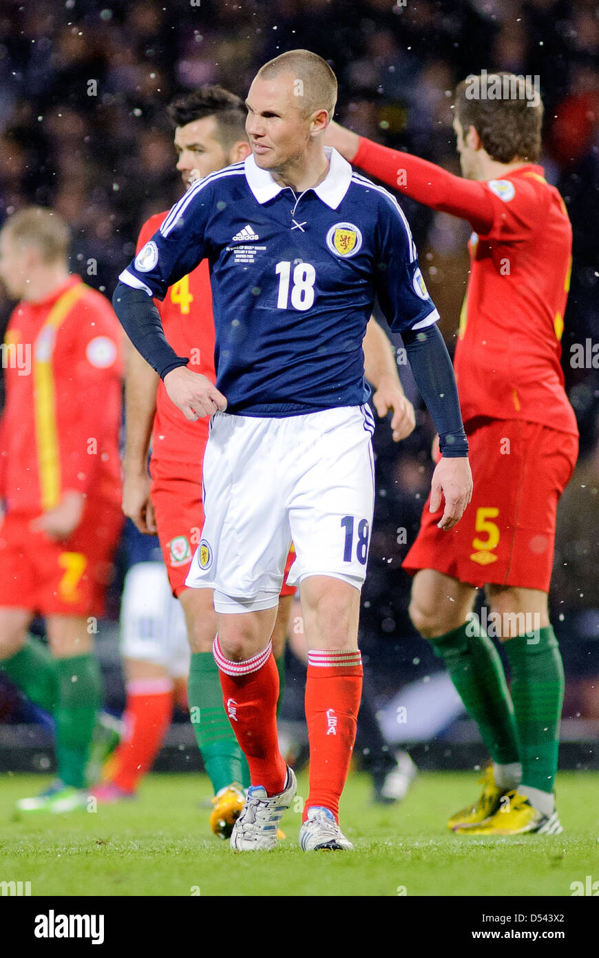 Kenny Miller in Aktion während des Spiels World Cup Gruppe A im Hampden Park Stadium Stockfoto