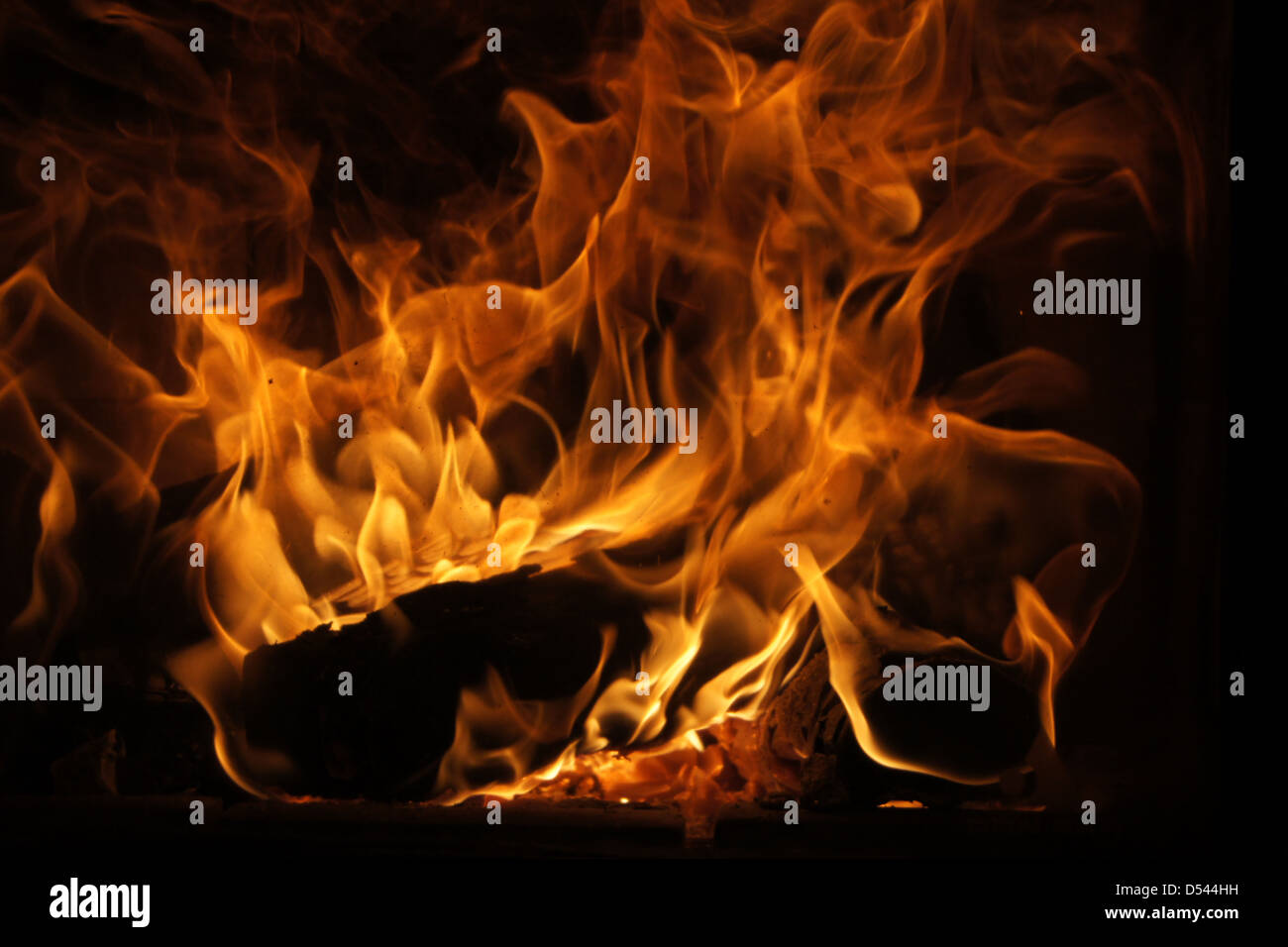 das Feuer Stockfoto