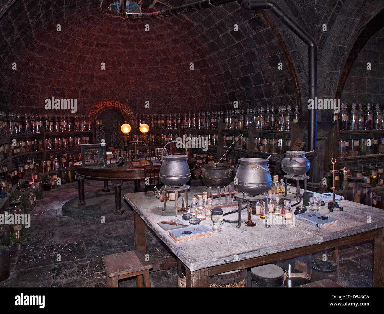 Klassenzimmer der Harry Potter zurück viele Tour bei Warner Brothers Studio UK. Stockfoto