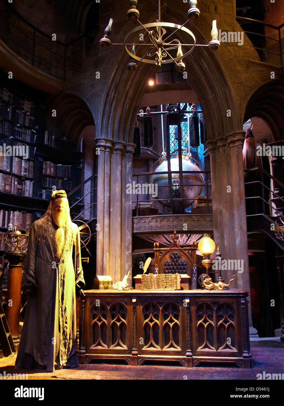 Dumbledor Backoffice auf die Herstellung von Harry Potter viel Tour bei Warner Brothers Studio UK. Stockfoto