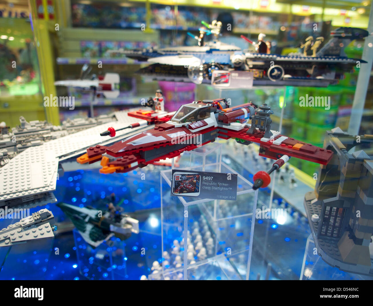 Lego Modelle von Star Wars Schiffe und Zeichen Stockfotografie - Alamy