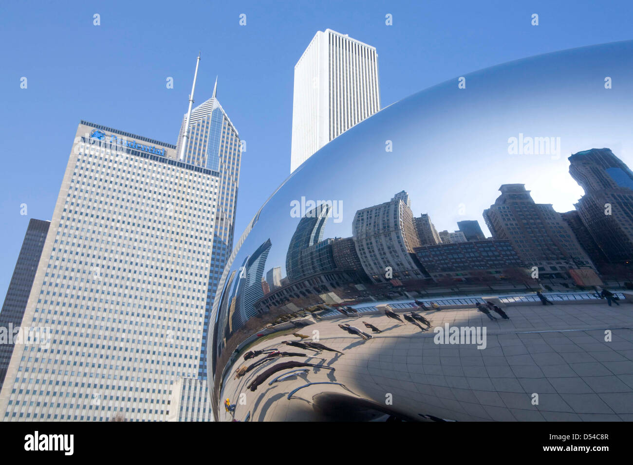 Die Bohne, Chicago, Ilinois Stockfoto