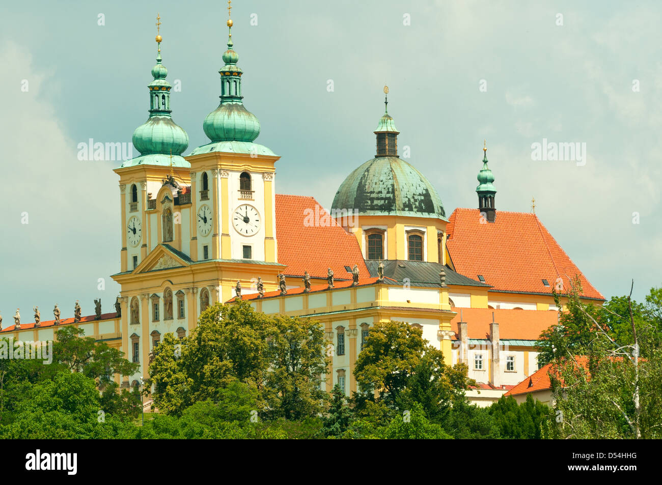 Kirche der Heimsuchung Mariä, Svaty Kopecek, Tschechische Republik Stockfoto