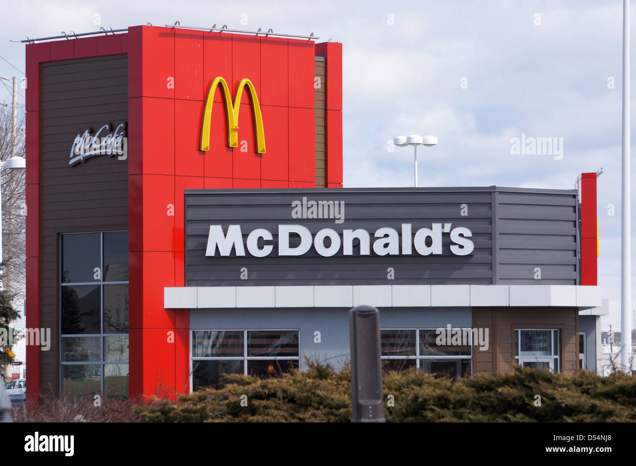 McDonalds McCafe, Kanada Stockfoto