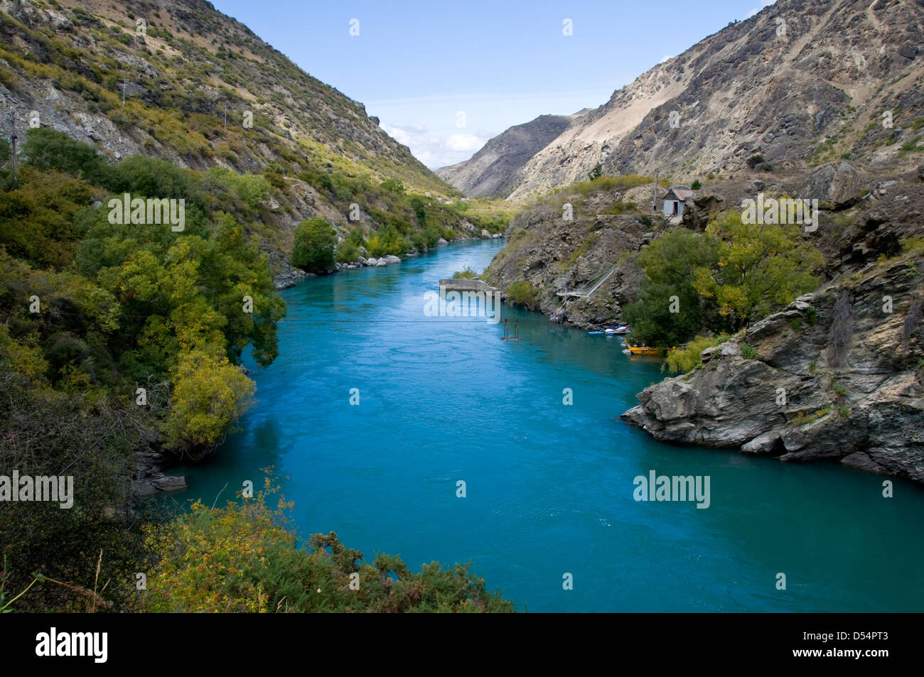 Kawarau Schlucht in der Nähe von Cromwell, Central Otago, Neuseeland Stockfoto