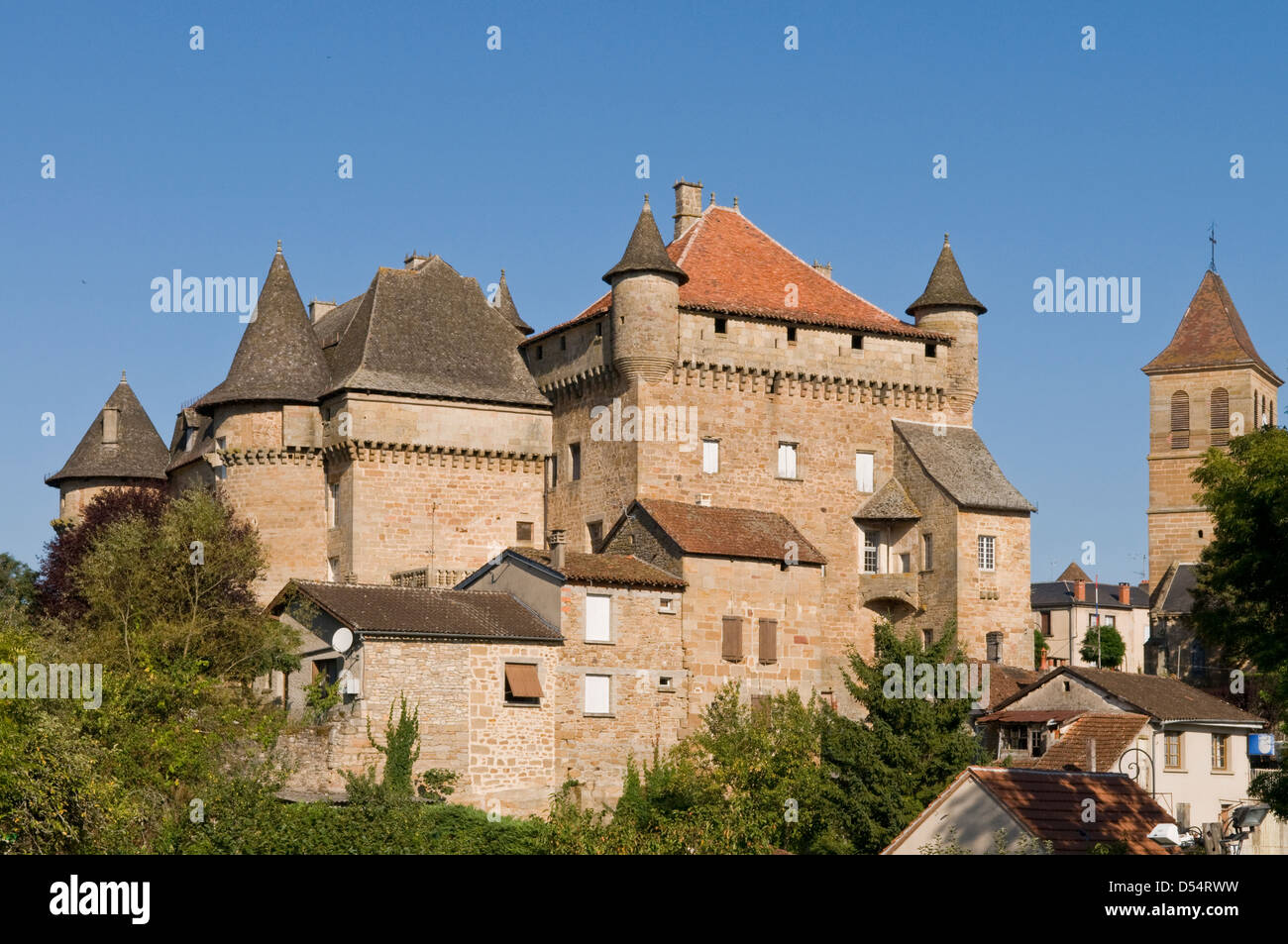 Schloss Cardaillac, Lacapelle Marival, Lot, Frankreich Stockfoto