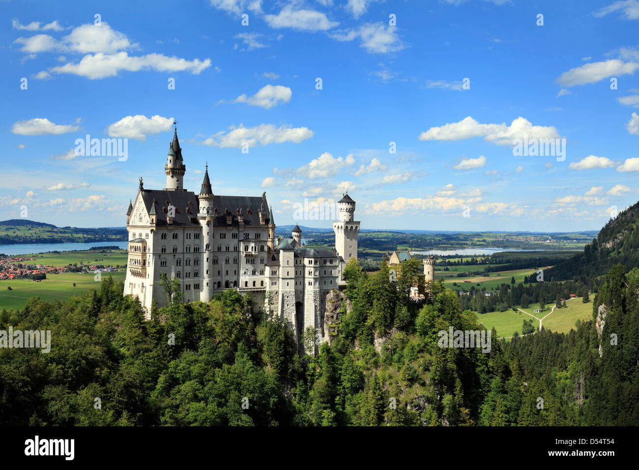 Schloss Neuschwanstein Hohenschwangau, Deutschland Stockfoto