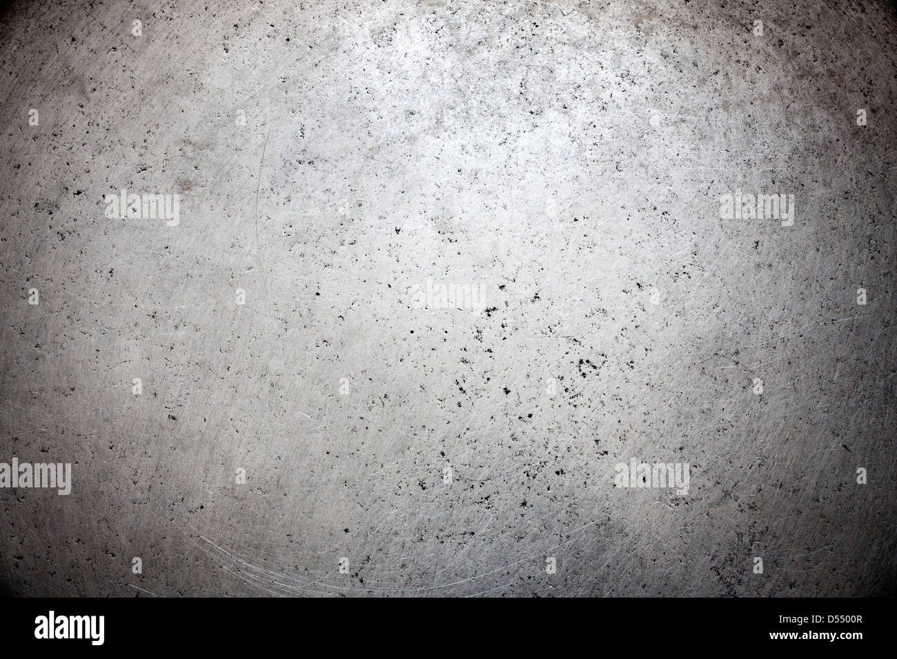 Metall Vintage Hintergrundtextur mit Kratzern Stockfoto