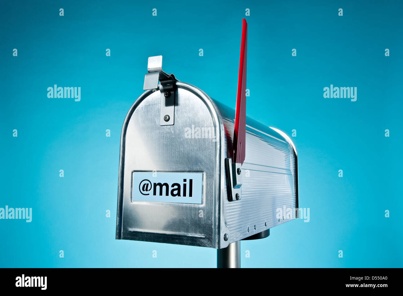 Hamburg, Deutschland, geschlossen Lieferbox mit der Aufschrift Mail an Stockfoto