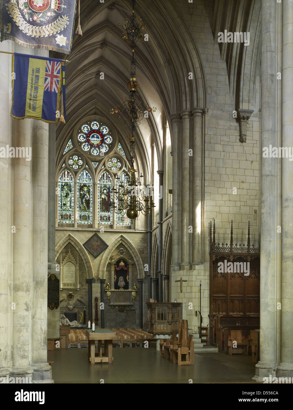Southwark Cathedral nördlichen Querschiff Stockfoto