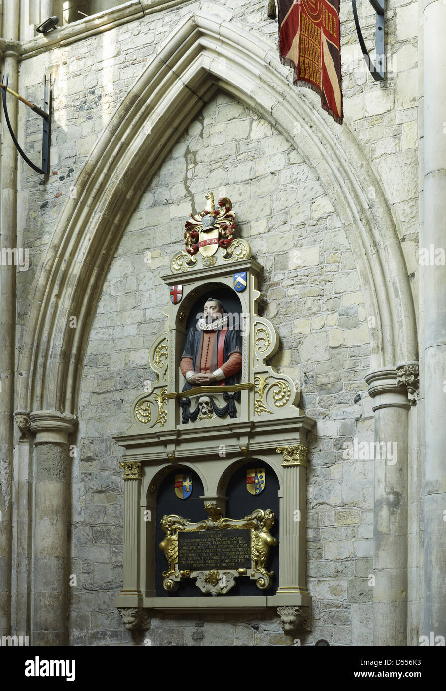 Southwark Cathedral Bingham momemorial Stockfoto