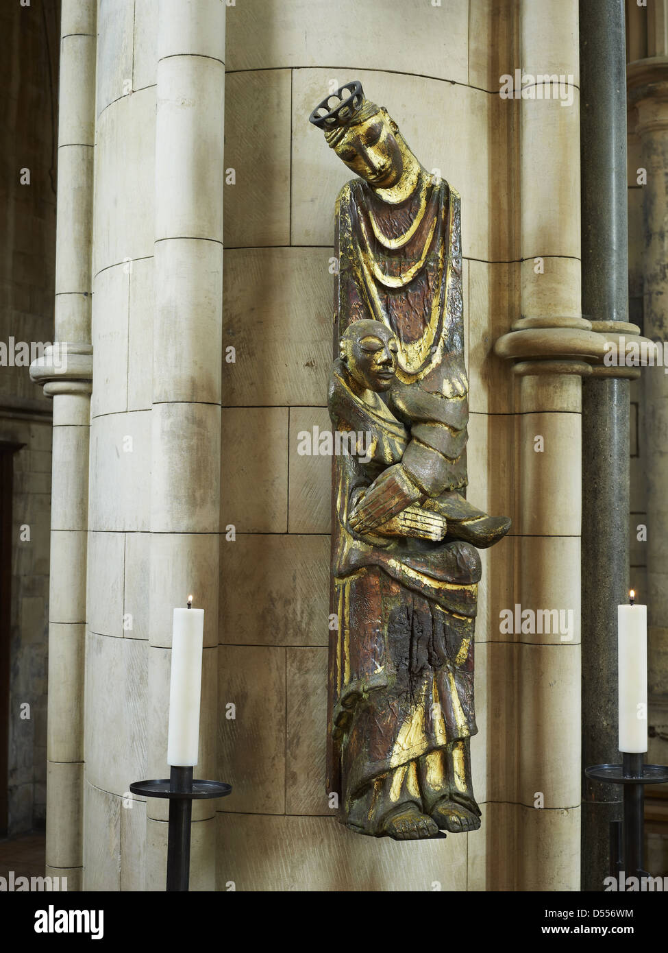 Southwark Cathedral Madonna mit Kind Stockfoto