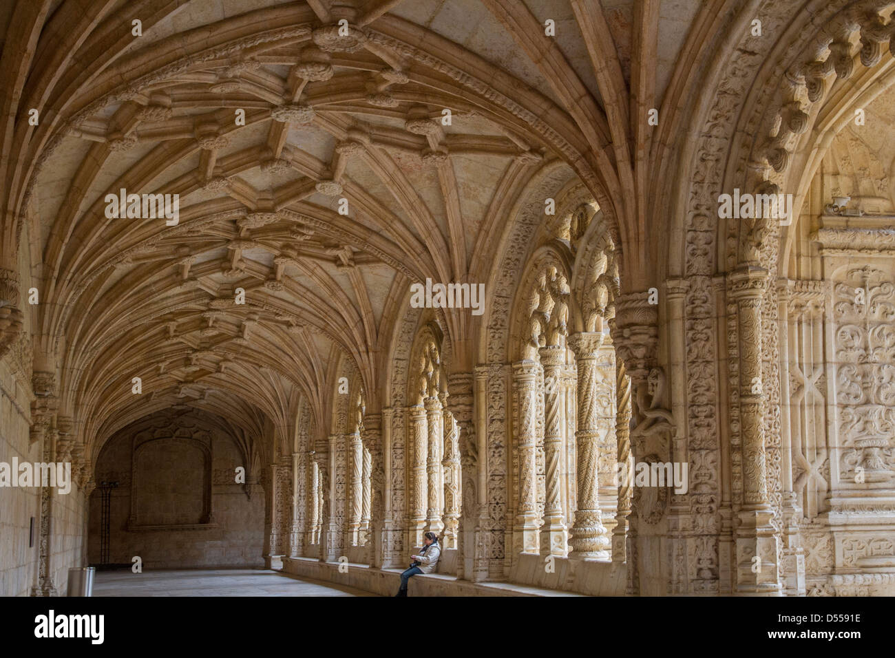 Portugal Lissabon Jeronimos Kloster Klöster Stockfoto