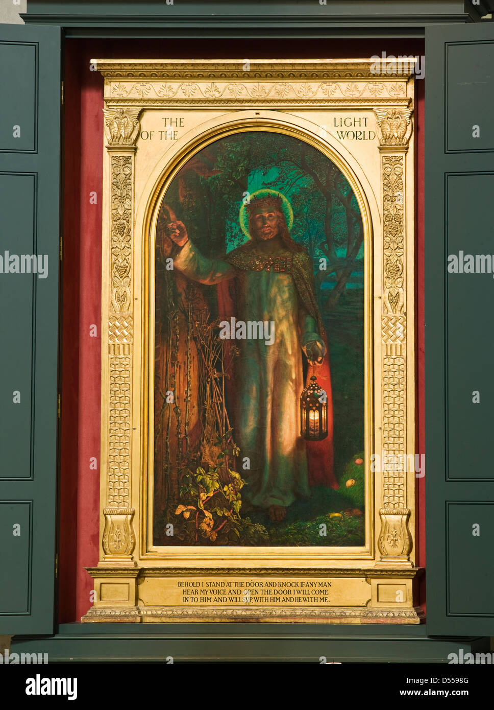 Holman Hunt Light Of The World Stockfotos Holman Hunt