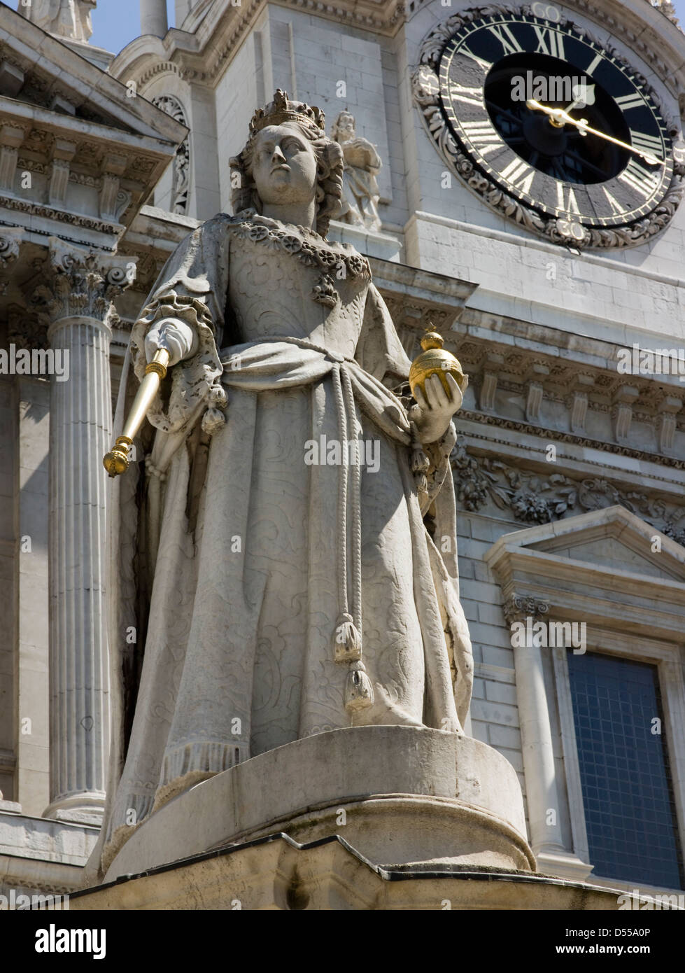 Saint-Paul Kathedrale, Queen Anne Stockfoto